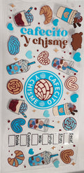 Cafecito azul claro