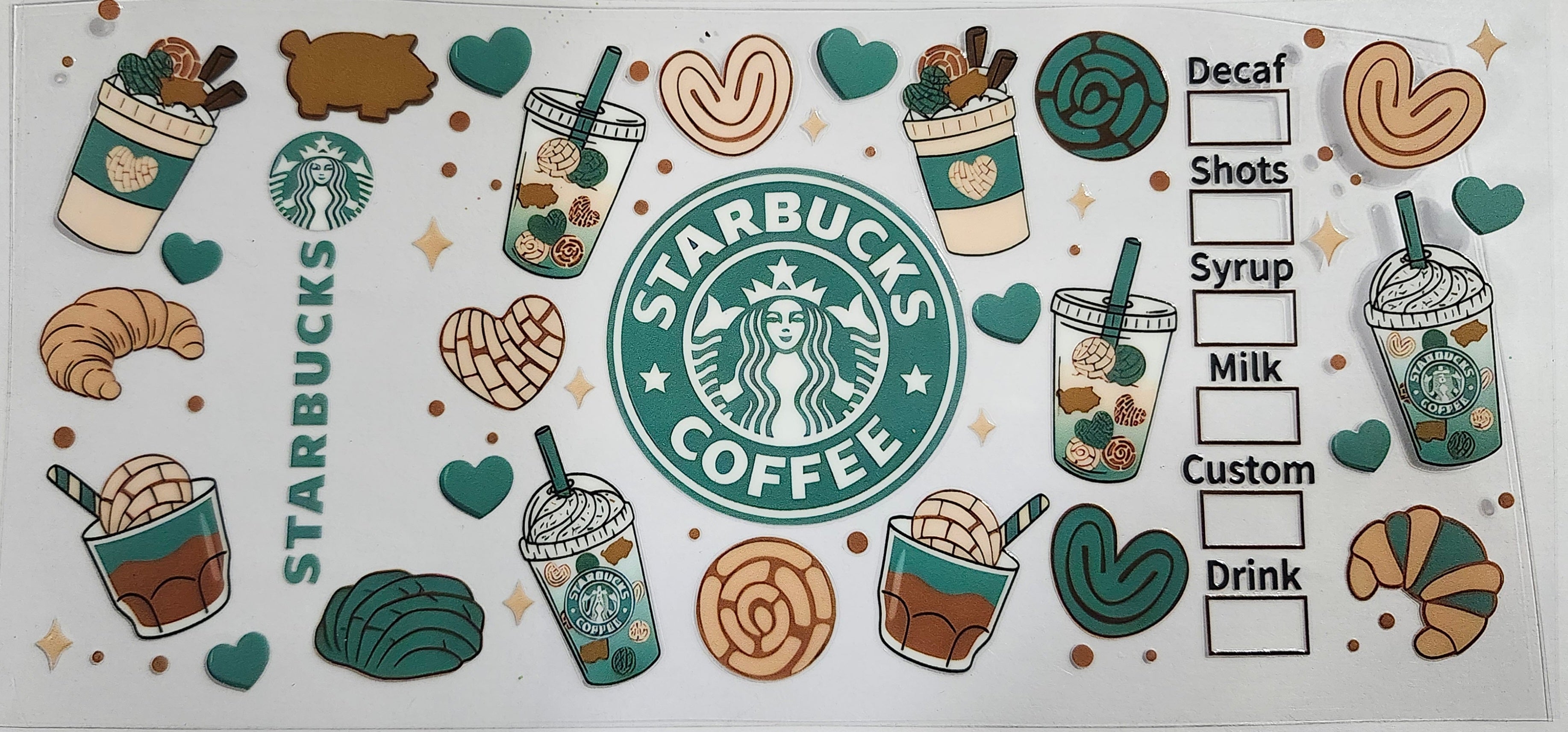 Starbies blue green