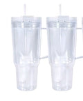 40oz snowglobe tumbler